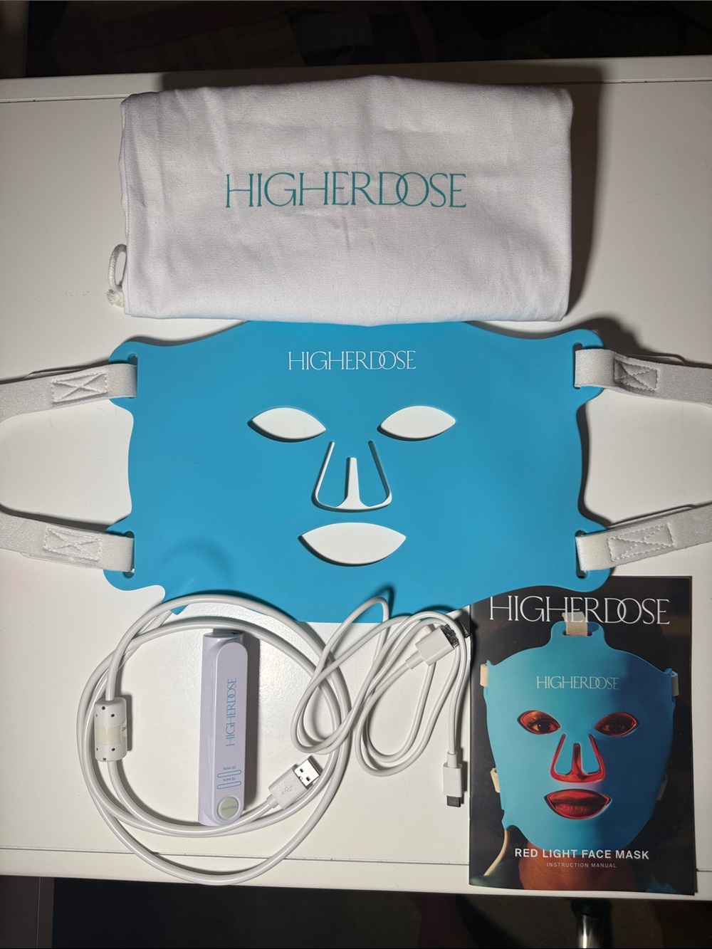 Higherdose LED Red Light Face Mask